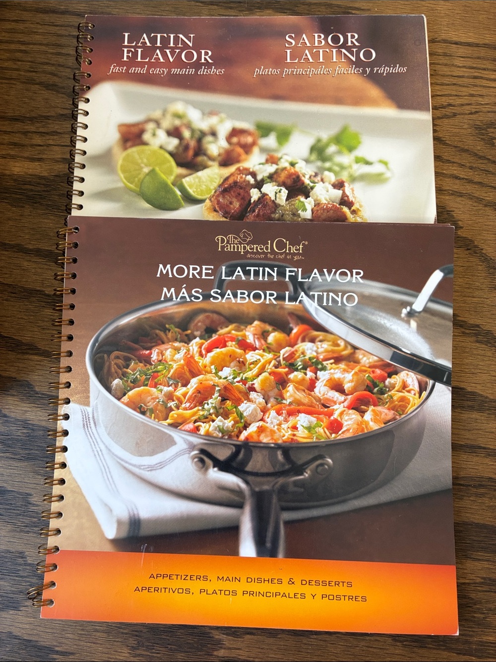 Pampered Chef cookbooks